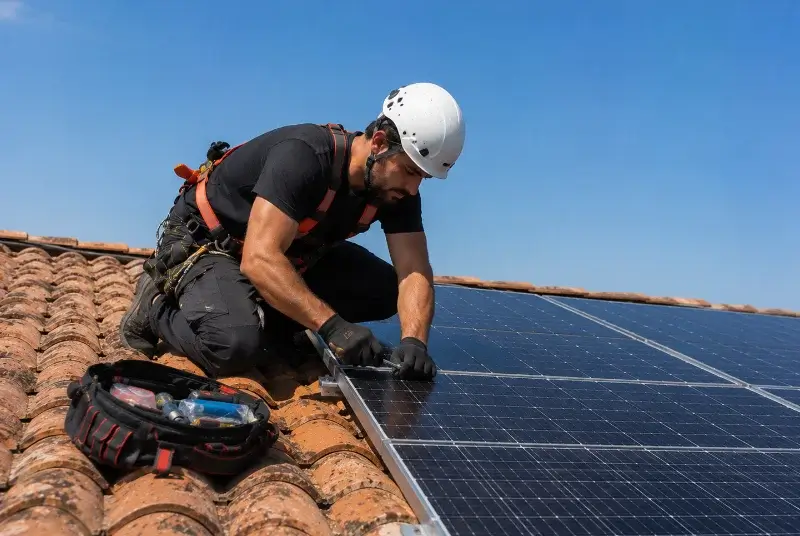 Maintenance et monitoring de panneaux solaires à Saint-Christophe-sur-Guiers