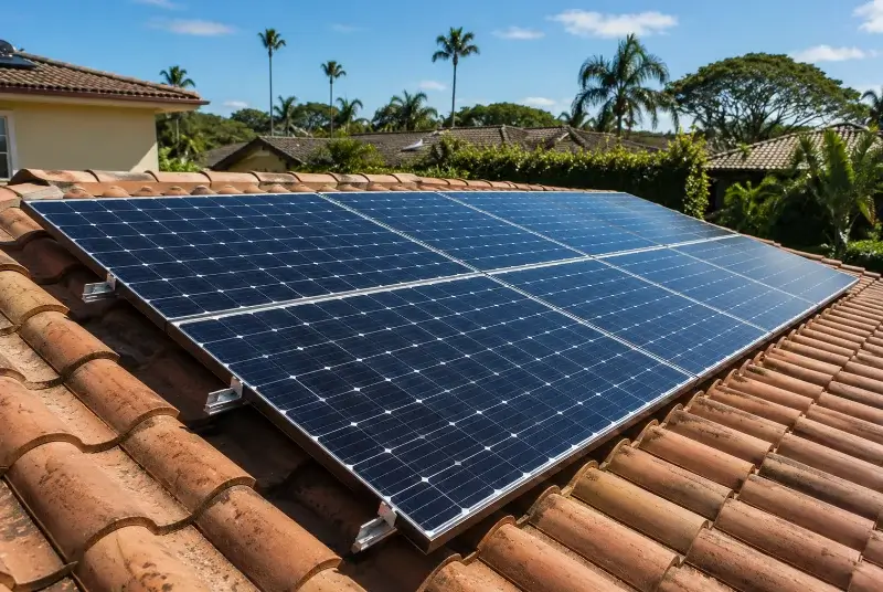 Installation de panneaux solaires à Saint-Christophe-sur-Guiers
